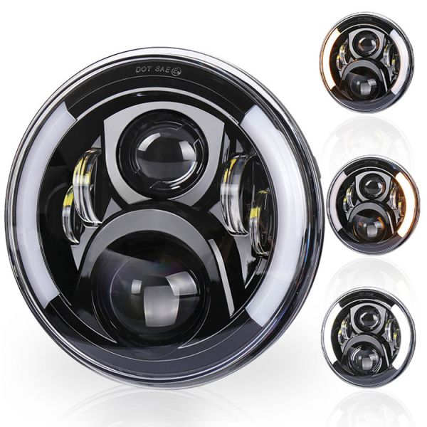 Universal 7 Inch LED Motorcycle Headlight 12V For Honda Customized for Replacement