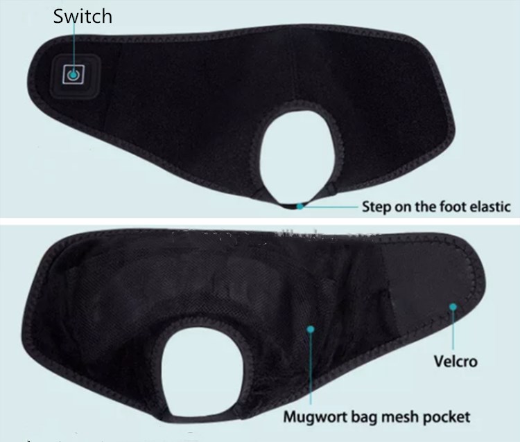 Поясной ремень с подогревом для термотерапии 120 г Электрогрелка для лодыжки 5 В