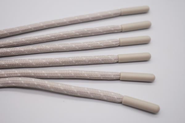 Drawcord Recycled Poly Flat Shoe Laces Elastic For Leather Shoe