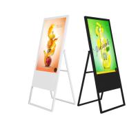 Quiosco de la pantalla táctil de la situación de la publicidad de Digitaces Lcd 50 pulgadas de portátil