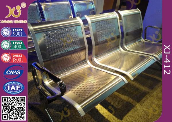 Middle Armrests Available Waiting Area Furniture Bank Chairs Solid Aluminum Arms & Legs