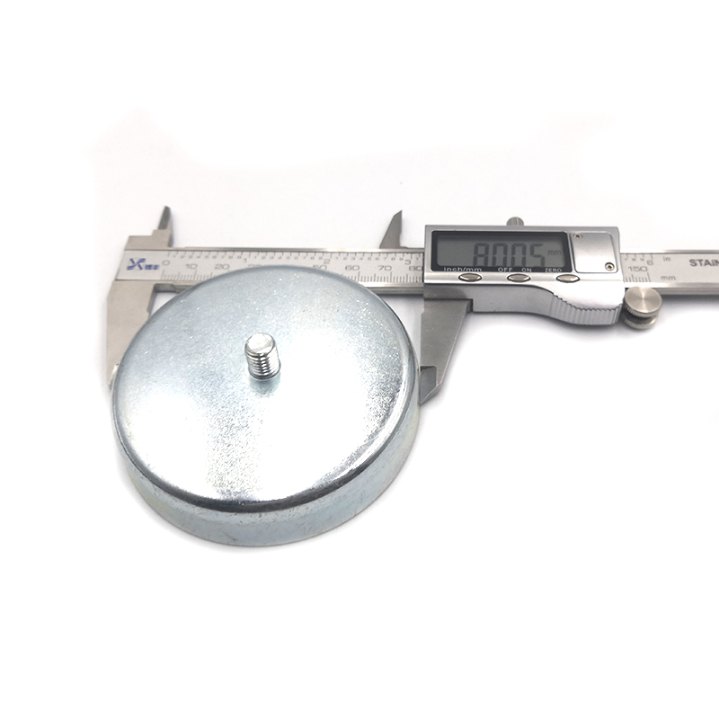 Магнит бака неодимия покрытия цинка D10mm с привинченным Бушем