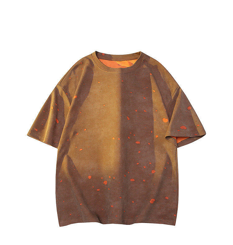 180GSM - 250GSM Basic Crew Neck Tee Cotton Blend Loose Fit T Shirt Summer