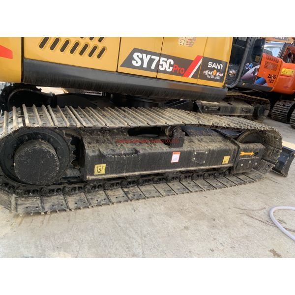 40 kw Sany SY75 second hand crawler excavator almost and ready for speedy purchase