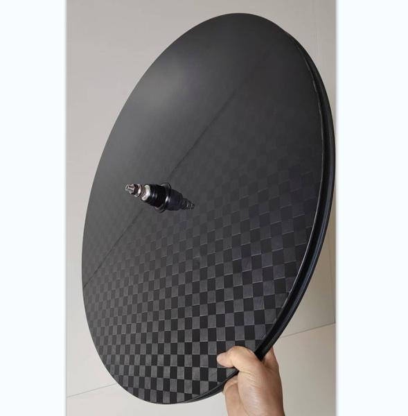 Disc Brake 700C 25 Width Rear Fixed Gear Track Disc Wheel Tubular Clincher Tubeless Ready Time Trial Road Carbon Disc Wheel