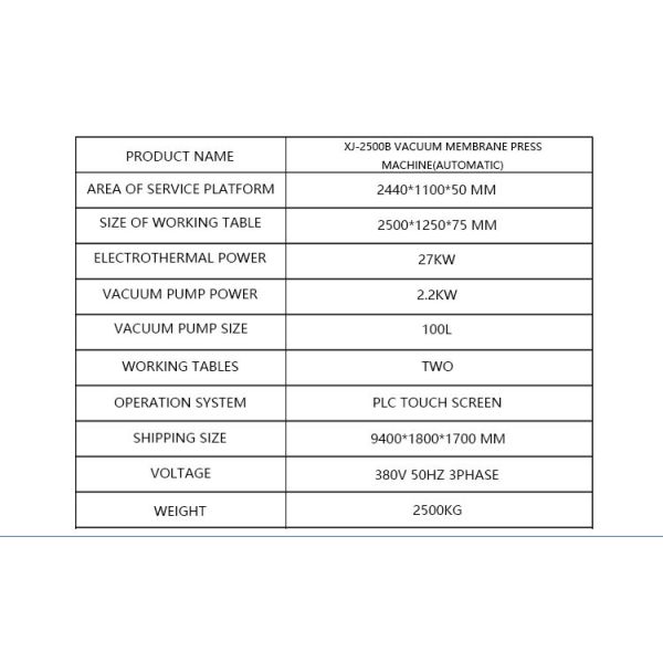 380V 50Hz 3 Phase Vacuum Press Machine Rapid Automatic Hot Press Machine