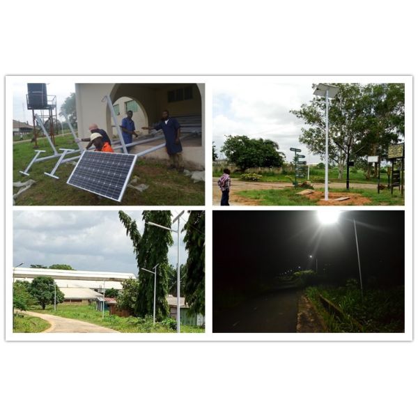 CE Certificated 60W 80W DC24V Outdoor Solar Street Lights