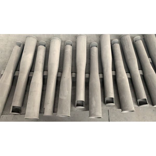 Tube gris de Refactory Cermics de bec de brûleur de Sisic de carbure de silicium