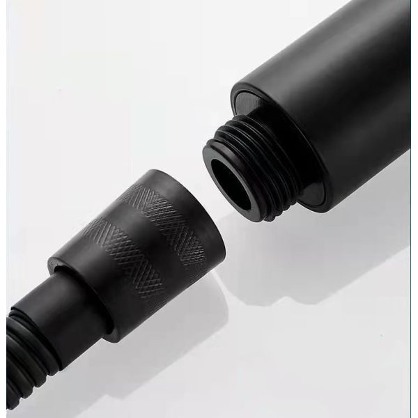 Lotus Aluminum Shower Head Nozzle Set Detachable Self cleaning