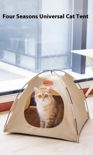 Detachable Canvas Pet Beds Portable Dog Tent House Customized