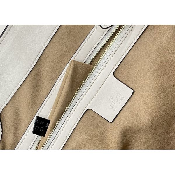 35cm Length Strap Shoulder Backpack Embroidery Genunie Leather