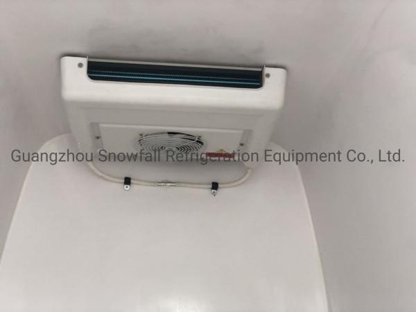 Cargo Van Refrigeration Unit Refrigeration Equipment White Colour With Aluminium Fan