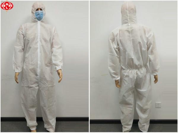 Polypropylene Pp Breathable Disposable Protective Coverall With Hood