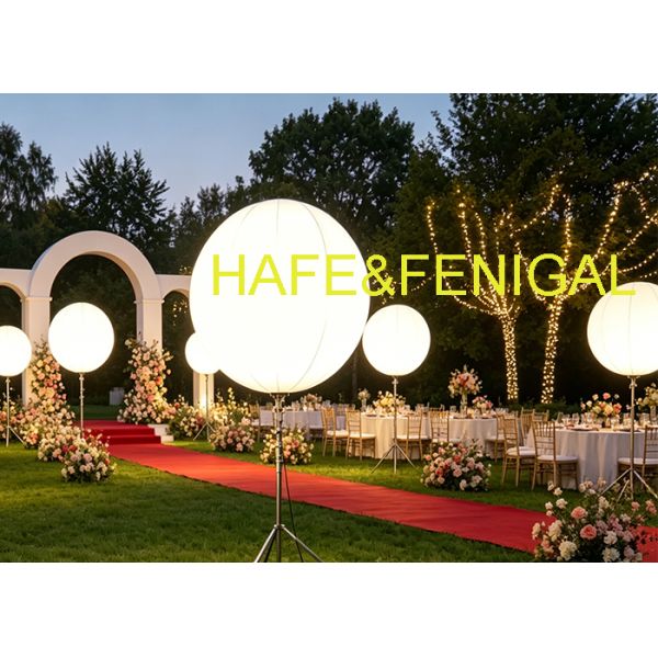 Pearl EN Balloon Light: 200W LED Inflatable Light with Customizable Envelope and Portable DC Option for Events