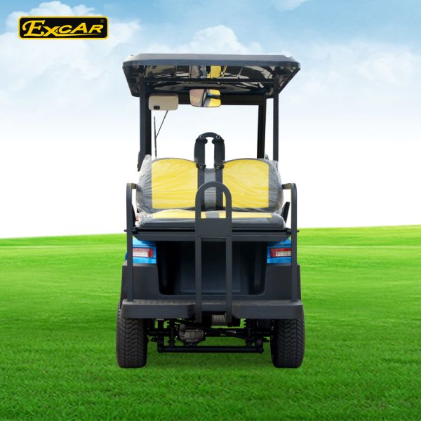 EXCAR blue 2 Seater electric golf car 48V AC motor golf buggy for sale