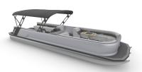 Couleur personnalisée Pontoon de luxe en fibre de verre Pour la pêche