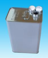 GV 5 gallons faisant cuire le conteneur 0.21mm de stockage d'huile avec la poignée en plastique