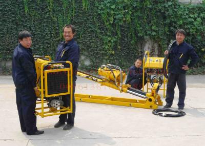Eficiência elevada portátil da profundidade da perfuração do equipamento de perfuração 80m da engenharia da âncora da inclinação
