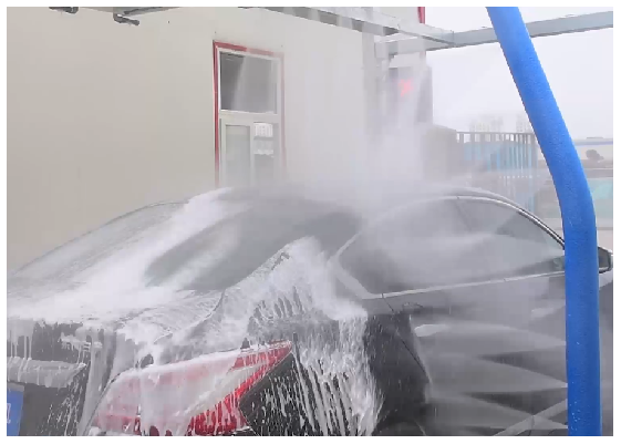 New Risense Single Arm Touchless Car Wash Machine 360 Degree