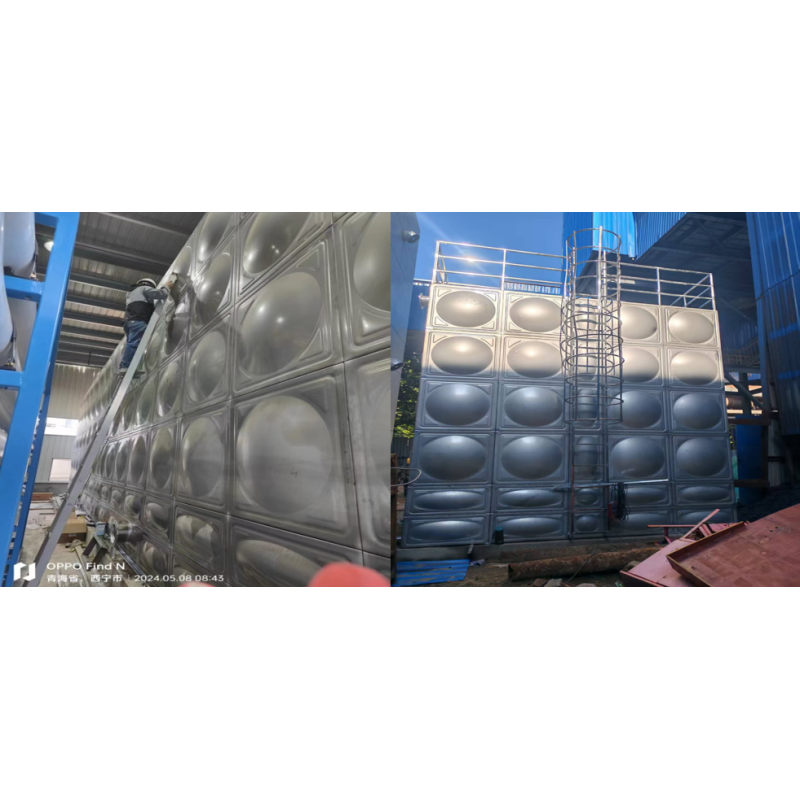 Food Grade SUS304 Stainless Steel Water Tank with Modular Assembly Structure