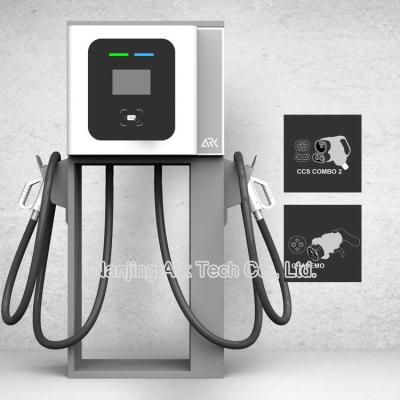3 carregador rápido da C.C. EV da fase 30KW CCS CHAdeMO OCPP RFID