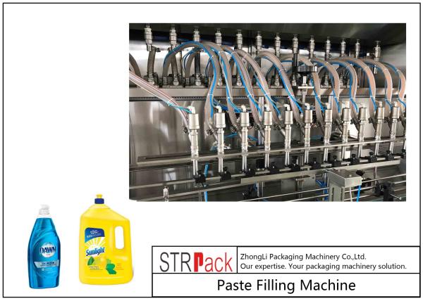 12 Heads Piston Filling Machine Servo Filling Machine 50BPM Filling Speed