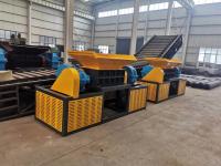 Waste Truck Tyre Rubber Plastic Recycling Double Shaft Shredder for Recycling Scrap Metal