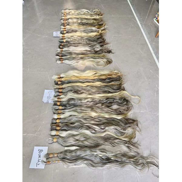 Best quality raw single donor bulk hair extension 100% human hair European hair raw with wholesale price