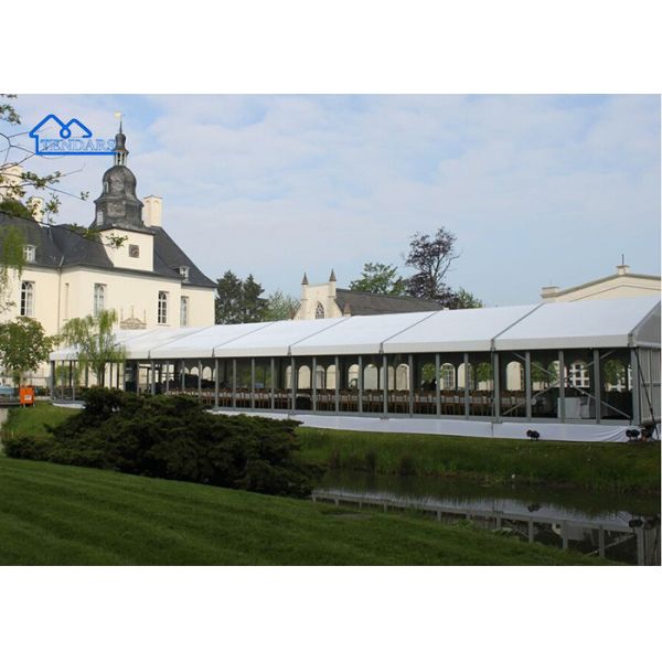 All-Weather Cocktail Party Marquee Tents Hard-Pressed Aluminum Double-Layer Roof Reception Canopy Structure