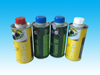 коробка олова качества еды контейнера металла оливкового масла 350ml пустая