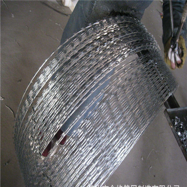 CBT-65 Hot Dipped Galvanized Security Barbed Wire Concertina Fencing Wire/razor wire mesh fence suppliers
