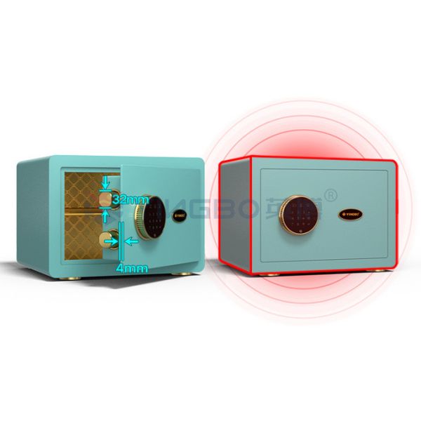 Solid Steel Home Safe Box H25 Thickness Customized OEM Service