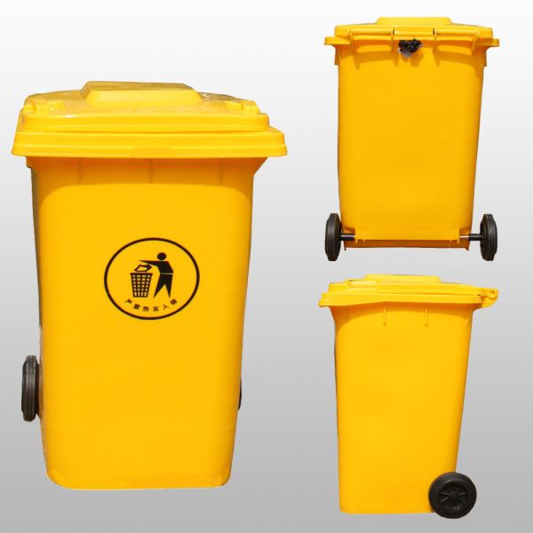 Rolling Cover Type 240L Plastic Rubbish Bin Custom Designed for Bulk Waste Disposal