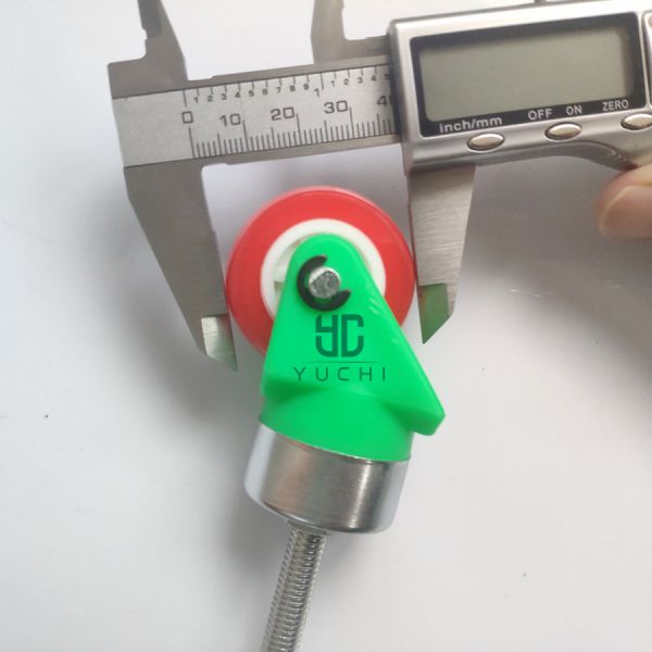 Direct selling glass machinery equipment polyurethane waterproof universal caster steering wheel M8M10 various sizes