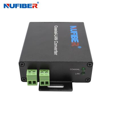 DC12V Ethernet Over Coax Extender 0 - 2km For IP Camera Ethernet over Coaxial Extender