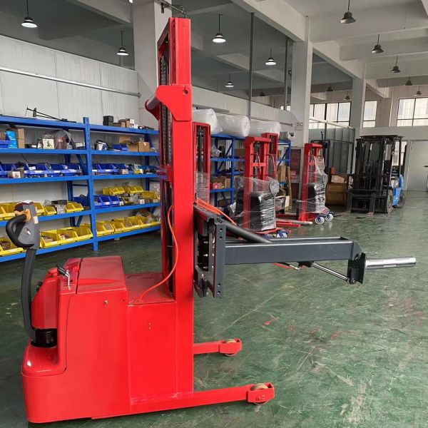 14ft 2204lbs Electric Paper Reel Stacker For Paper Roll Lifting