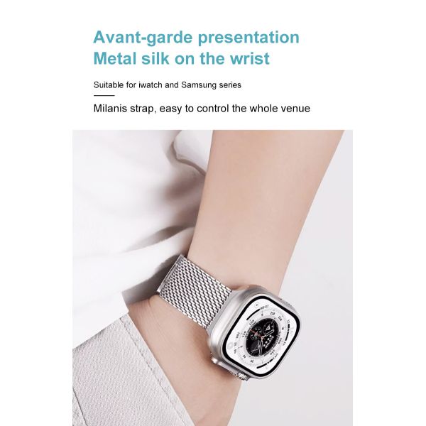 Soft, Skin-friendly Stainless Steel Watch Band
