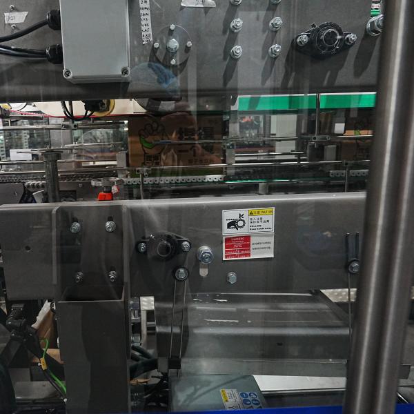 30kw Tic Tac Toe Wrap Around Case Packer Machine de cartonnage 45 boîte/minute