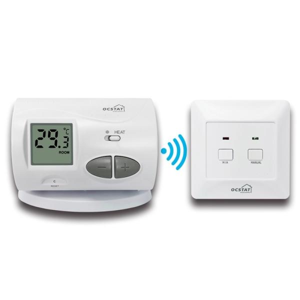Termostato elétrico da sala do RF da tecla do aquecimento 868MHZ Underfloor