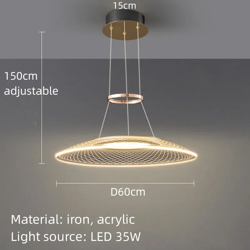 Villa Dining Pendant Light Bedroom Ceiling Home Decor Lustre Lighting Fixtur(WH-NC-163)