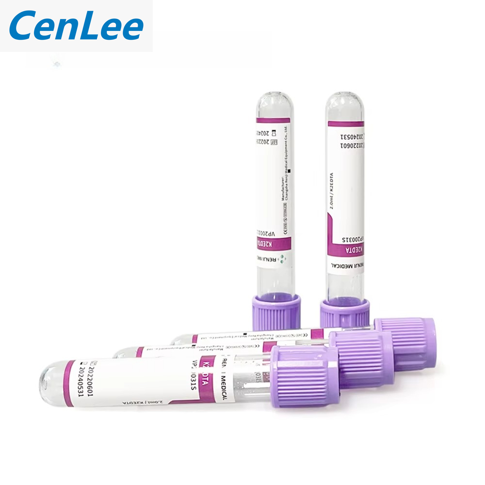 Factory-Produced 1ml to 10ml EDTA Glass Vacuum Blood Collection Tubes Clot Activator for Blood Tests Tube