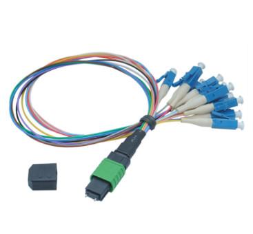 Manutenção programada 1M Optic MPO ao núcleo 0.9mm do cabo 12 do cabo de remendo do LC