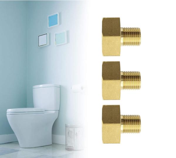 3/4*1/2 Inch BSP Thread Brass Compression Fitting For Air / Water