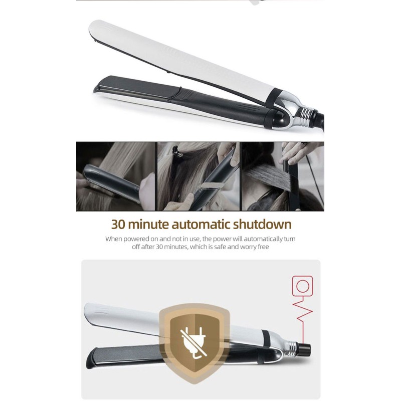 Ceramic Hair Straightener with 365F Heat USB Charging 20 Sec Fast Heating Auto Safety Shutoff for Women