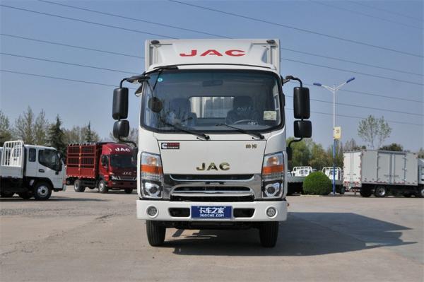 Chinses Manufactuer logistics and transportation 4x2 JAC Cargo Van Box Truck with 2 ton 3 tons loading capacity