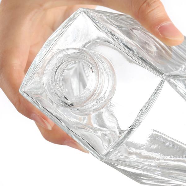 Bebidas industriais personalizadas Vodka quente Brandy Vinho congelado Garrafas de vidro