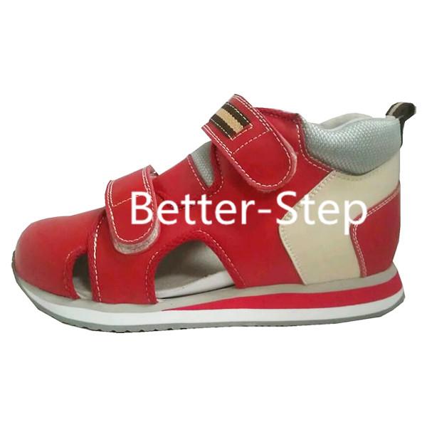 2014 Better-Step Fashion Kids Clost Toe Orthopedic Sandals,Soft lining,fully adaptable,breathable upper leather