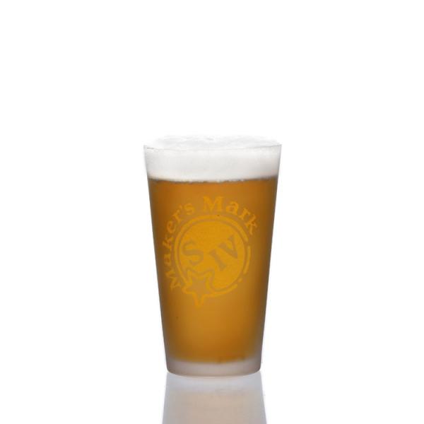 New Design Custom Beer Glass Hiball Glass Frosted Engraving Craft Beer Mug