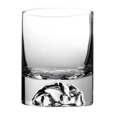 Custom 250ML Clear crystal  Whiskey Glasses For Bars Rocks Glasses Bourbon Scotch Cocktails