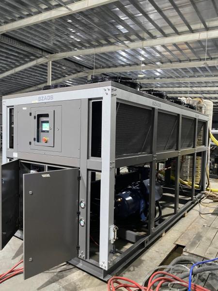 Chiller à vis industriel refroidi à l'air à haute efficacité de 120 ch pour des solutions de refroidissement optimales